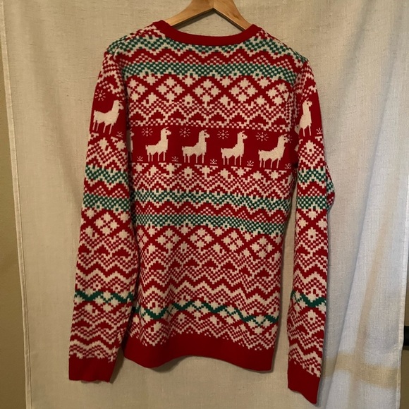 Jolly Sweaters Llama Christmas Sweater Size M - Picture 4 of 5